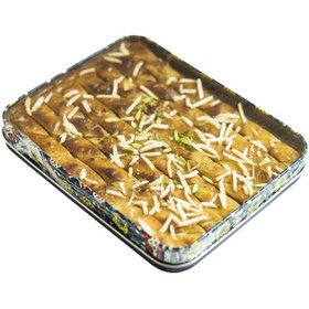 تصویر باقلوا جعبه فلزی 