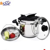 تصویر زودپز 6 لیتر استیل یونیک کد 8616 