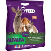 تصویر یونجه مخصوص جوندگان مدل آلفا آلفا ب ا TOPFEED hay with carrot for rodents TOPFEED hay with carrot for rodents