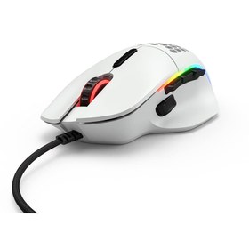 تصویر موس گیمینگ Glorious Model I ا Glorious Model I Ergonomic Matte White Gaming Mouse Glorious Model I Ergonomic Matte White Gaming Mouse