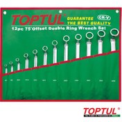 تصویر ست آچار دو سر رینگ ۱۲ عددی تاپ تول مدل GAAA1204 