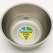 تصویر لگن استیل ضخیم ضدزنگ سایز 26 