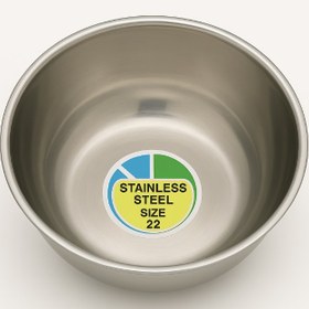 تصویر لگن استیل ضخیم ضدزنگ سایز 26 