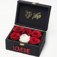 تصویر باکس گل رز جاودان مدل مهوا 