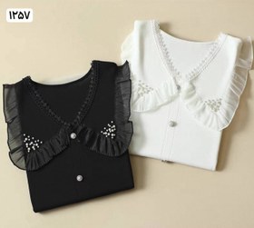 تصویر بلوز بافت مجلسی 