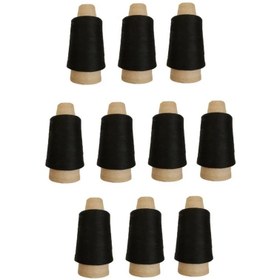 تصویر نخ سردوز مشکی مدل cs بسته 10 عددی 