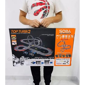 تصویر کیت ماشین بازی مدل مسابقه ای کنترلی طرح SOBA SLOT RACING کد 10/49 