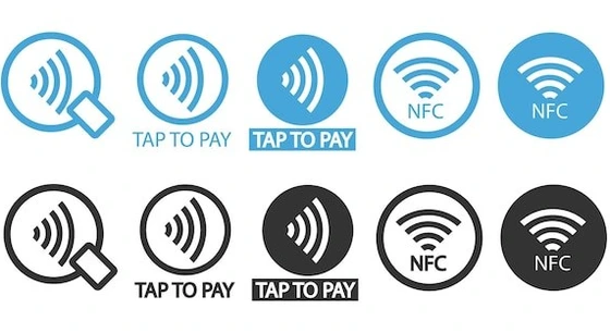خرید و قیمت وکتور کارت اعتباری تلفن نماد نماد پرداخت بدون تماس nfc ...