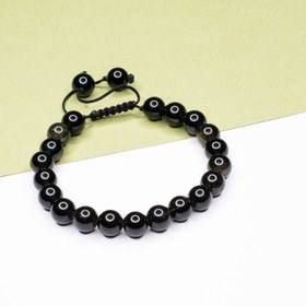 تصویر دستبند سنگ آبسیدین (dbabs001) 