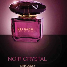 تصویر ادکلن جیبی زنانه دلگادو مدل ورساچه کریستال نویر Versace Crystal Noir ۲۵ml