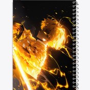 تصویر دفتر نت موسیقی 50 برگ خندالو طرح زنیتسو انیمه شیطان کش 