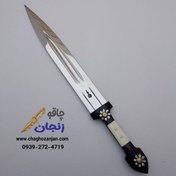 تصویر شمشیر اسباب بازی ۴۰ سانتی دولبه زنجان دسته مشکی با غلاف 