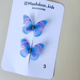 تصویر گیره ی مو پروانه 