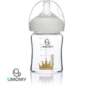 تصویر شیشه شیر یومامی ظرفیت ۱۵۰ میلی لیتر دهانه عریض 