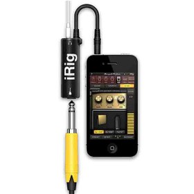 تصویر تبدیل اتصال گیتار به آیفون مدل iRig AmpliTube iRig Guitar Interface Adapter iOS Devices