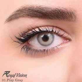 تصویر لنز شماره 31 مدل Pixy Gray رویال ویژن Sensual Beauty Lens 31 Royal Vision (Pixy Gray)