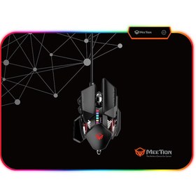 تصویر موس پد گیمینگ میشن PD-120 RGB Meetion PD-120 RGB Gaming Mouse Pad