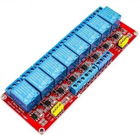 تصویر ماژول رله مدل 8R-12V 