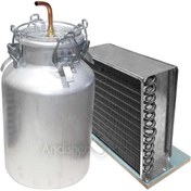 تصویر دستگاه عرق گیر ۲۰ لیتری استیل خانگی 