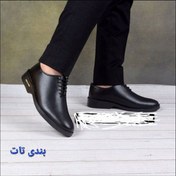 تصویر کفش مجلسی مردانه مدل TAT رنگ مشکی سایز ۴۰ تا ۴۴ 