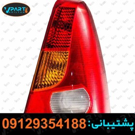 تصویر چراغ خطرعقب ال90 ایساکو/سایپا (عمده) 