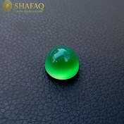 تصویر شاهکار عقیق سبز ۱۷mm | زیباترین نگین چند سال اخیر | مرجع تخصصی 