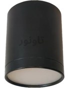 تصویر چراغ استوانه ای روکار 15 وات - سفید Faceted cylindrical lamp tav