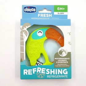 تصویر دندانگیر طبی طرح طوطی چیکو Chicco Chicco Fresh Refreshing medical toothpick with parrot design code: 1434/2816