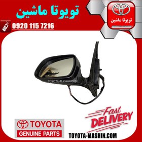 تصویر آینه بغل اصلی لکسوس RX350 مدل 2008-2007 برند شرکتی تویوتا جنیون 