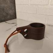 تصویر کوکسا(لیوان چوبی) دستساز گردو کد286 