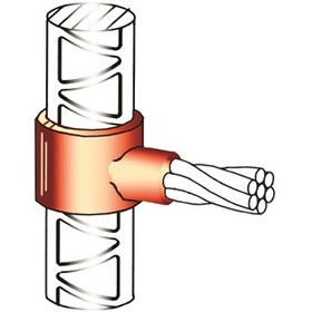 تصویر قالب جوش انتهای سیم به میلگرد(CA-TL) Mold for welding the end of the wire to the rebar (CA-TL)