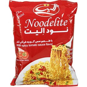 تصویر نودل گوجه تند 75 گرم الیت 