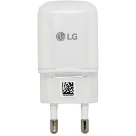 تصویر شارژر دیواری اصلی فست شارژ ال جی مدل LG USB Fast Charger Adapter MCS-H05KR/MCS-H068R بهمراه کابل میکرو یو اس بی 