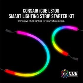 تصویر کیت استارتر نورپردازی کورسیر Corsair Lighting iCUE LS100 Smart Starter Kit Lighting iCUE LS100 Smart Starter Kit