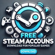 تصویر دانلود اکانت رایگان استیم برای بازی‌های محبوب 