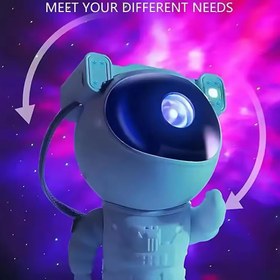 تصویر پروژکتور کهکشانی فضانورد اسپیکردار 