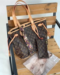 تصویر کیف زنانه لویی ویتون کد 209 - ال وی قهوه ای کوچیک 