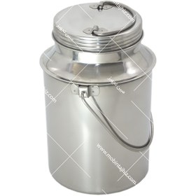 تصویر دبه استیل ۵ لیتری 