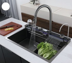 تصویر سینک پیانویی پنج کلید دودی (سینک پنج کلید )با تمام تجهیزات و بهترین کیفیت 