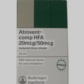 تصویر اسپری آتروونت کامپاند Atrovent comp HFA 20 mcg/50 mcg