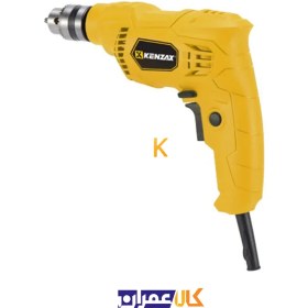 تصویر دریل برقی 6.5 میلی متر آچاری 400 وات کنزاکس مدل 2331 6.5 mm electric drill with a 400 watt Kenzax model 2331