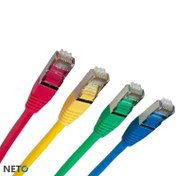 تصویر پچ کورد 1 متری Cat6 S/FTP سان نت 