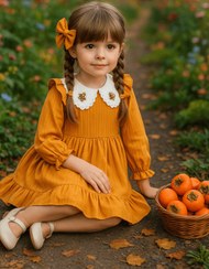 تصویر پیراهن کودکانه کد 1047 