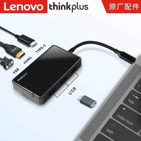 تصویر هاب 6 پورت لنوو تایپ سی Lenovo thinkplus USB-C TPH-06 