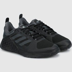 تصویر Dropset 2 Traineer W زنانه سیاه در حال پیاده روی کفش آدیداس adidas 