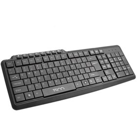 تصویر کیبورد با سیم تسکو مدل TK-8008 TSCO TK 8008 Wired Keyboard