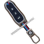 تصویر کاور ریموت لاکچری فلزی خودرو دیگنیتی Luxury metal remote control cover for Dignity car