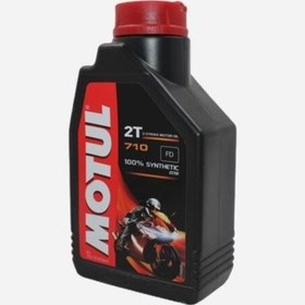 تصویر روغن موتور دو زمانه برند موتول 710 (MOTUL) یک لیتری 