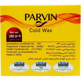 تصویر موم سرد پروین حاوی موم زنبور عسل PARVIN honey comb cold wax