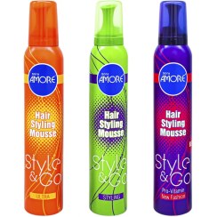 تصویر موس مو حالت دهنده سورا آمور حجم 225 میل | Hair Styling Mousse Sora Amore 225ml 